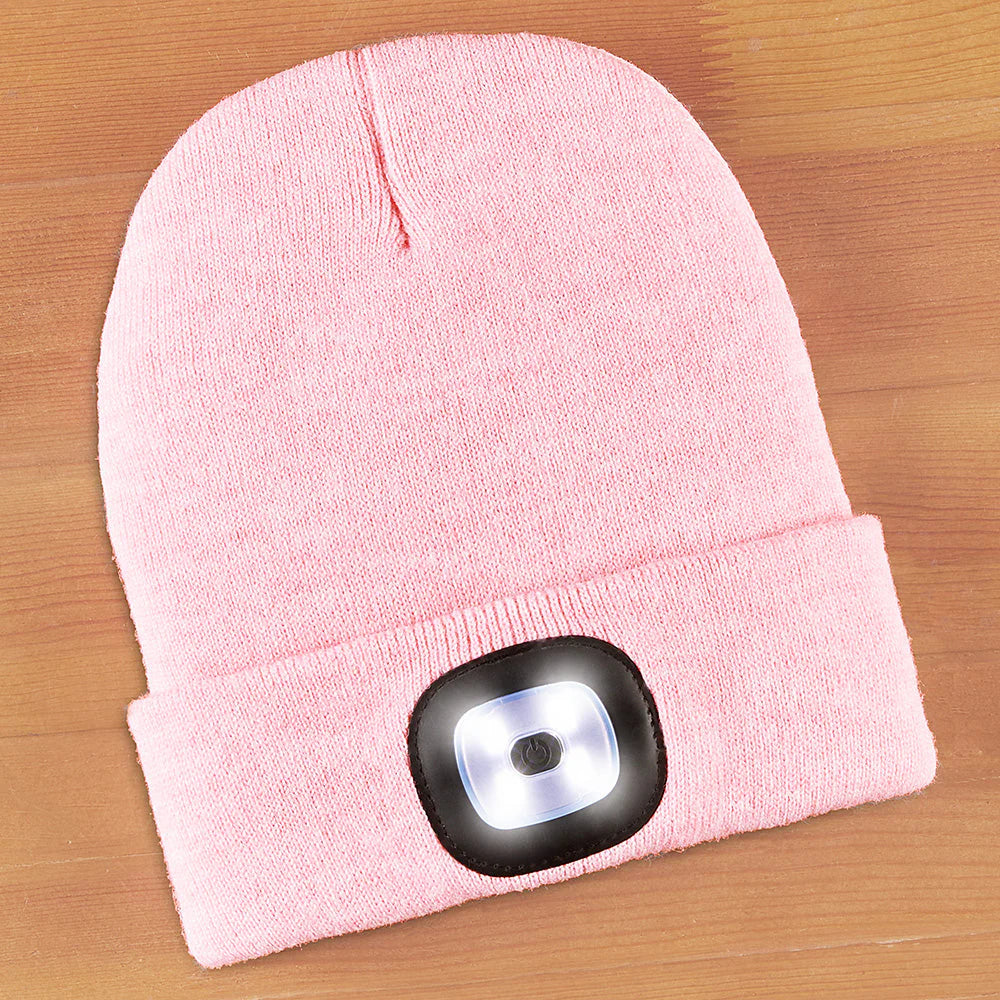Led Beanie Heathered Ast