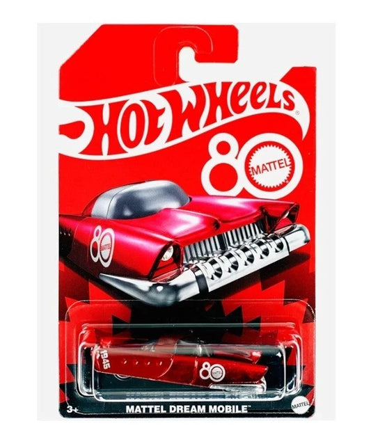 80TH ANNIVERSARY RUBY RED 72 CAR HOT WHEEL