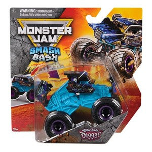 Monster Jam Smash & Bash 1:64 Scale Toy Truck Vehicle