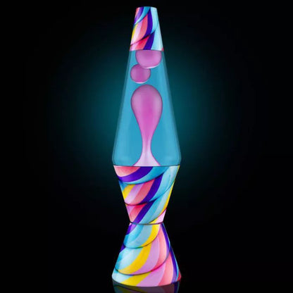 Lava Lamp 14.5^ Pk/Lt Bl