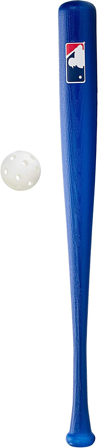 Mlb Plastic Bat & Ball