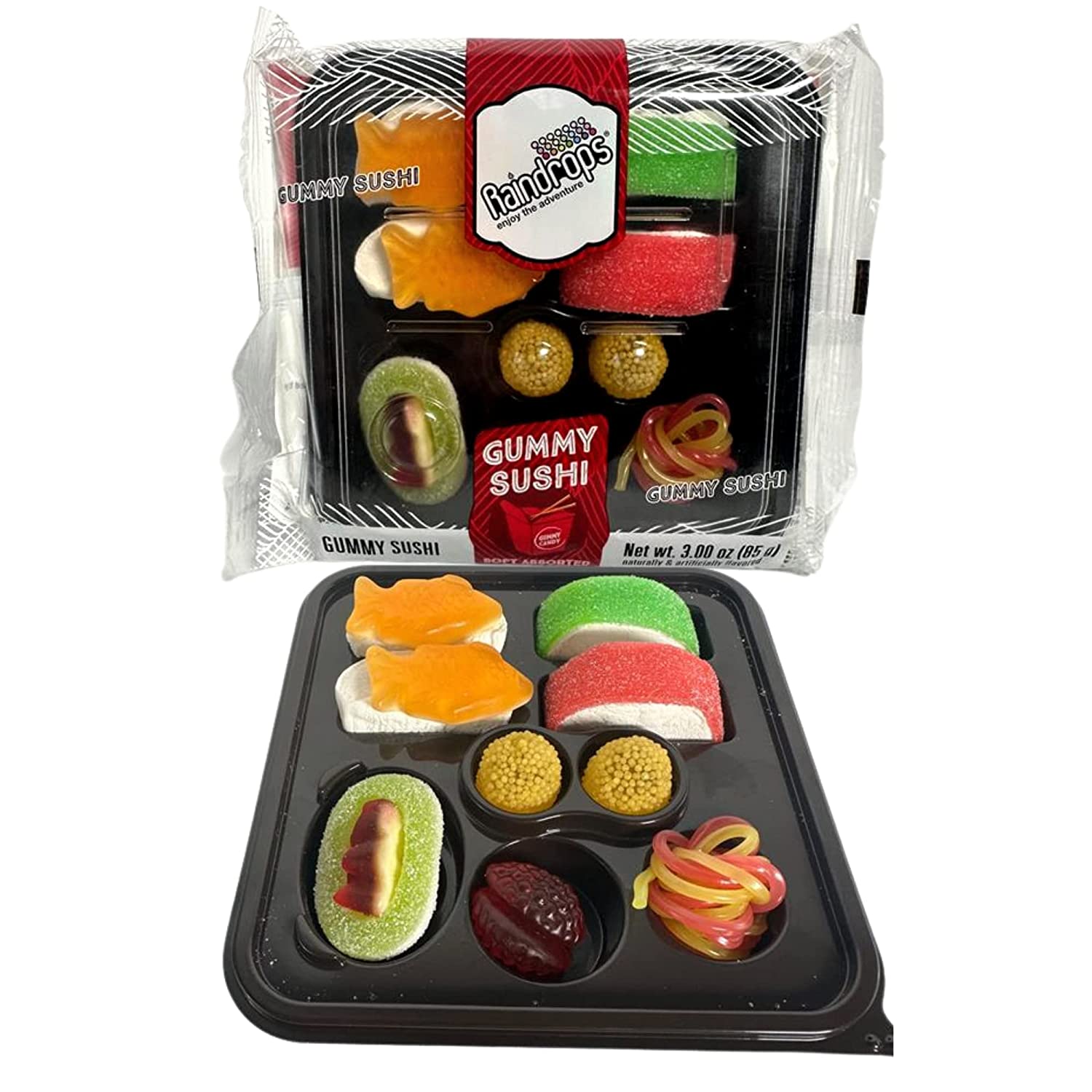 Raindrops Gummi Sushi