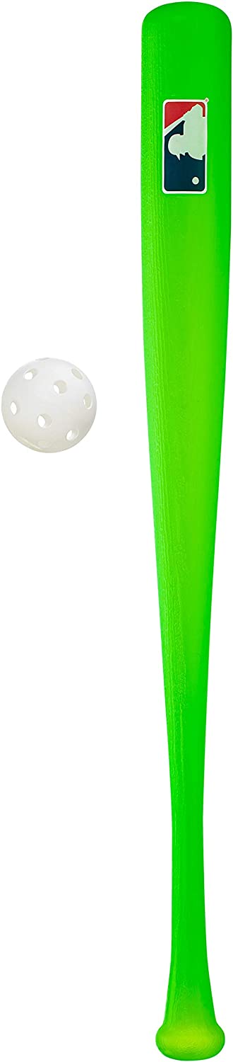 Mlb Plastic Bat & Ball