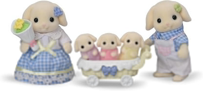 Calico Critters Flora Rabbit Family
