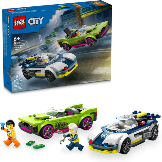 Police Car and Muscle Car