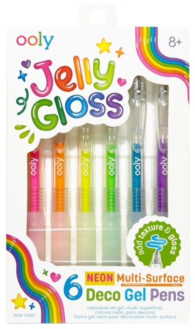 Jelly Gloss Neon Gel Pens
