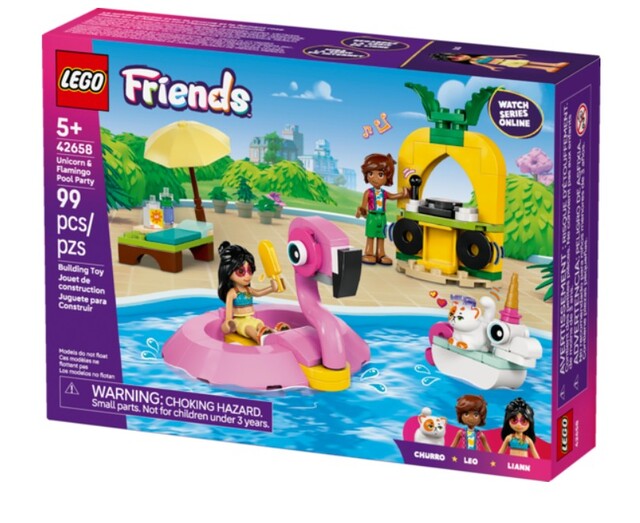 LEGOAR Friends Unicorn & Flamingo Pool Party-1