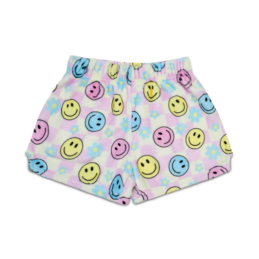 Happy Check Plush Shortsm