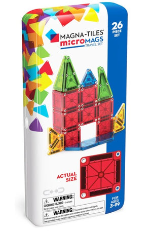MicroMags 26-piece Travel Set (Magna-Tiles)