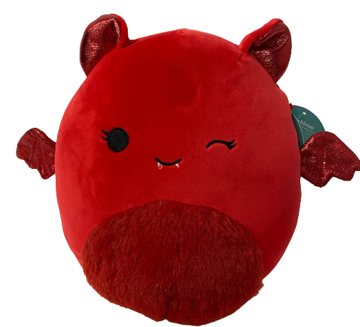 Squishmallow 8 Bat Red*